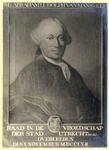 105632 Portret van Abraham Ludoph van Mansvelt, geboren 1717, raad in de vroedschap van Utrecht (1754-1762), overleden ...
